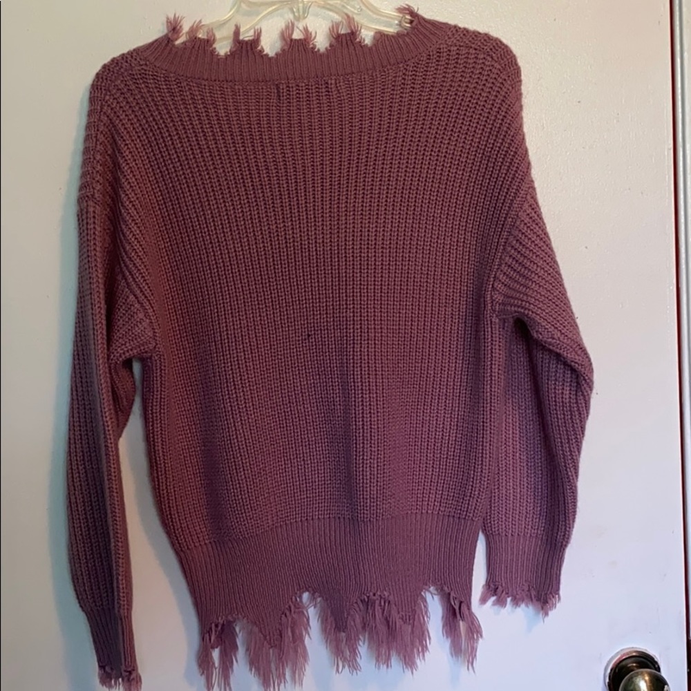 Distressed Sweater - Picture 3 of 3